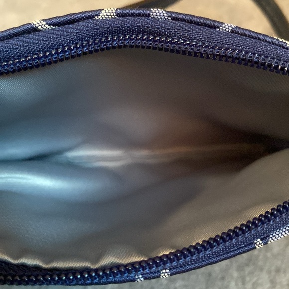 💙COACH💙Navy Blue Gallery Optic Signature Wristlet/EUC - Picture 5 of 7